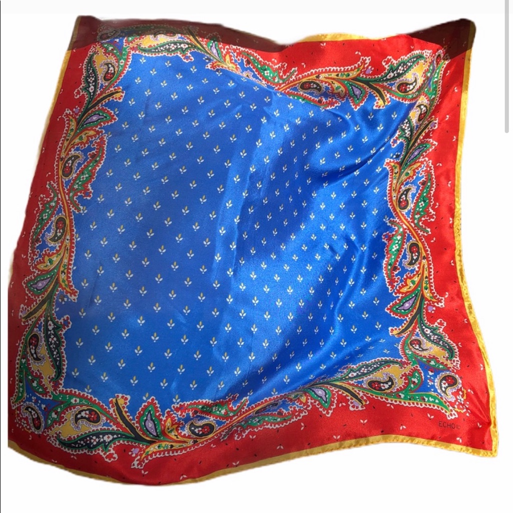 Vintage Echo  100 Silk Scarf